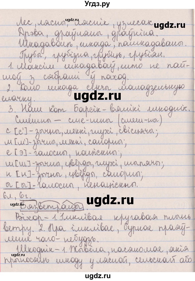 ГДЗ (Решебник №1) по белорусскому языку 5 класс Красней В. П. / часть 2 / упражнение номер / 195(продолжение 2)
