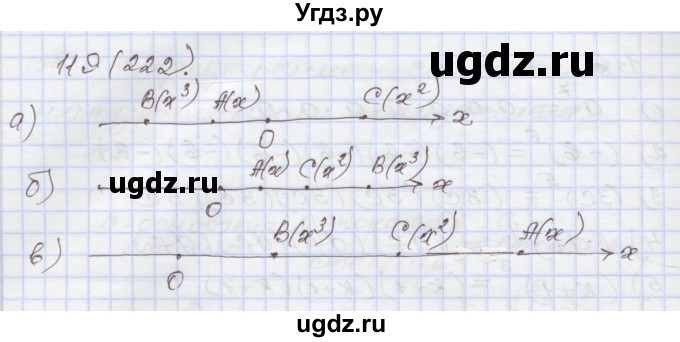 ГДЗ (Решебник) по алгебре 7 класс (рабочая тетрадь) Муравин Г.К. / задание номер / 119