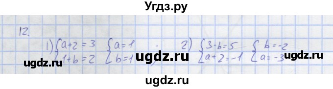 ГДЗ (Решебник) по алгебре 7 класс (рабочая тетрадь) Колягин Ю.М. / параграф 33-№ / 12