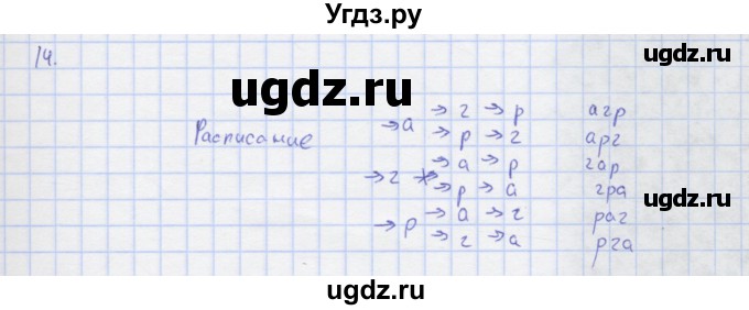 ГДЗ (Решебник) по алгебре 7 класс (рабочая тетрадь) Колягин Ю.М. / параграф 40-№ / 14