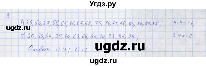 ГДЗ (Решебник) по алгебре 7 класс (рабочая тетрадь) Колягин Ю.М. / параграф 40-№ / 9