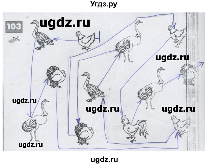 ГДЗ (Решебник) по информатике 4 класс (рабочая тетрадь) Семенов А.Л. / номер / 103