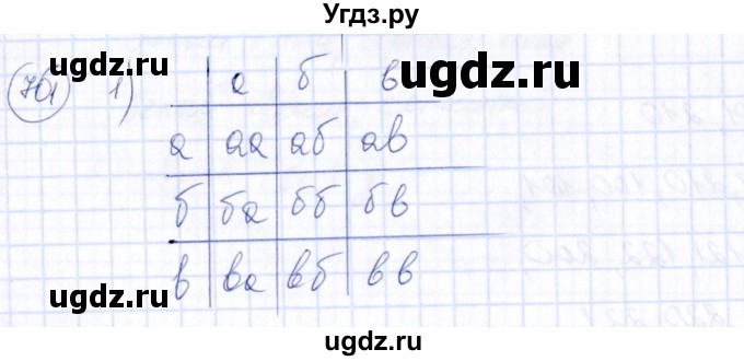 ГДЗ (Решебник №3) по алгебре 7 класс Колягин Ю.М. / упражнение номер / 701