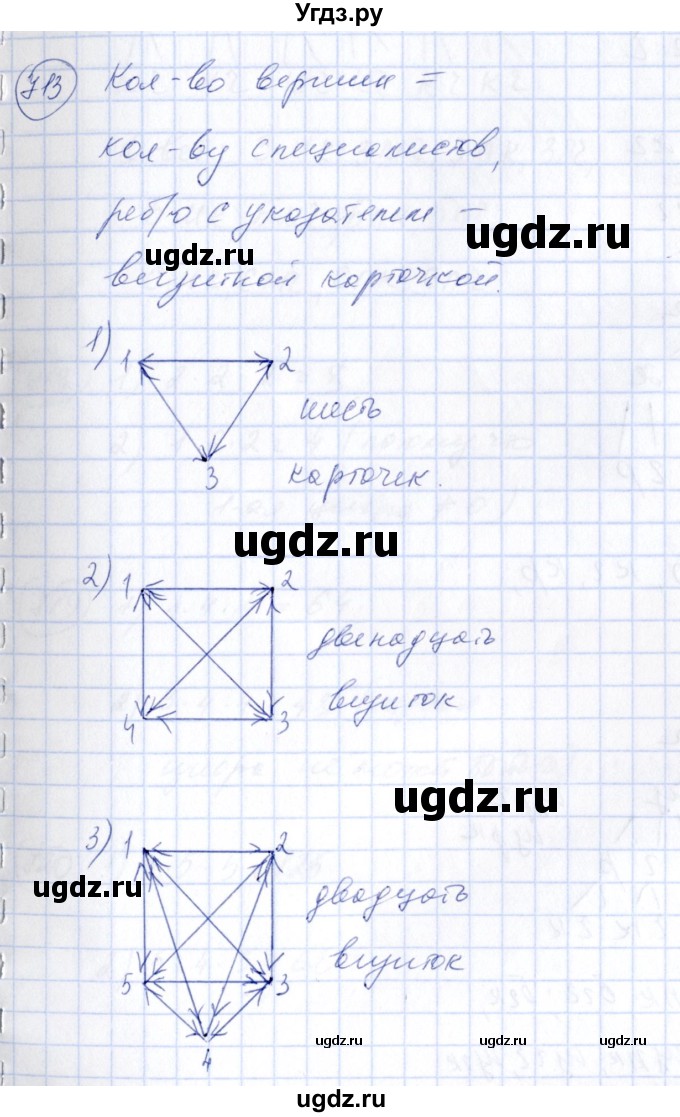 ГДЗ (Решебник №3) по алгебре 7 класс Колягин Ю.М. / упражнение номер / 713