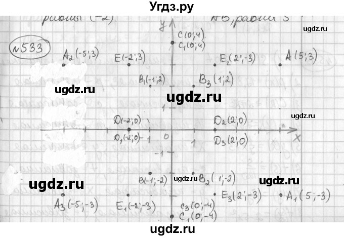ГДЗ (Решебник №2) по алгебре 7 класс Колягин Ю.М. / упражнение номер / 533