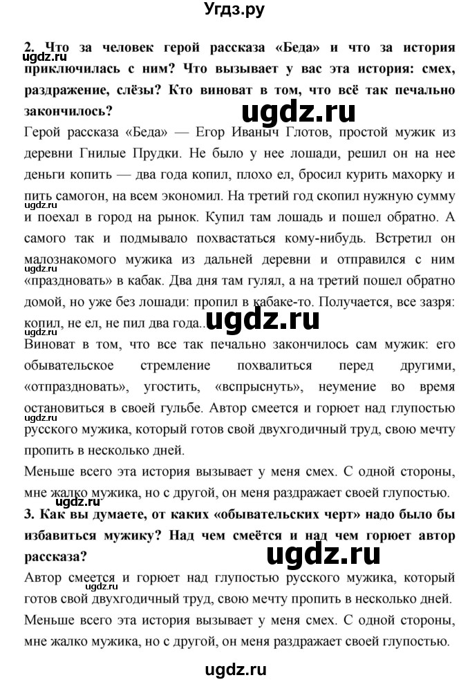 ГДЗ (Решебник) по литературе 7 класс Коровина В.Я. / часть-2. страница номер / 216(продолжение 2)