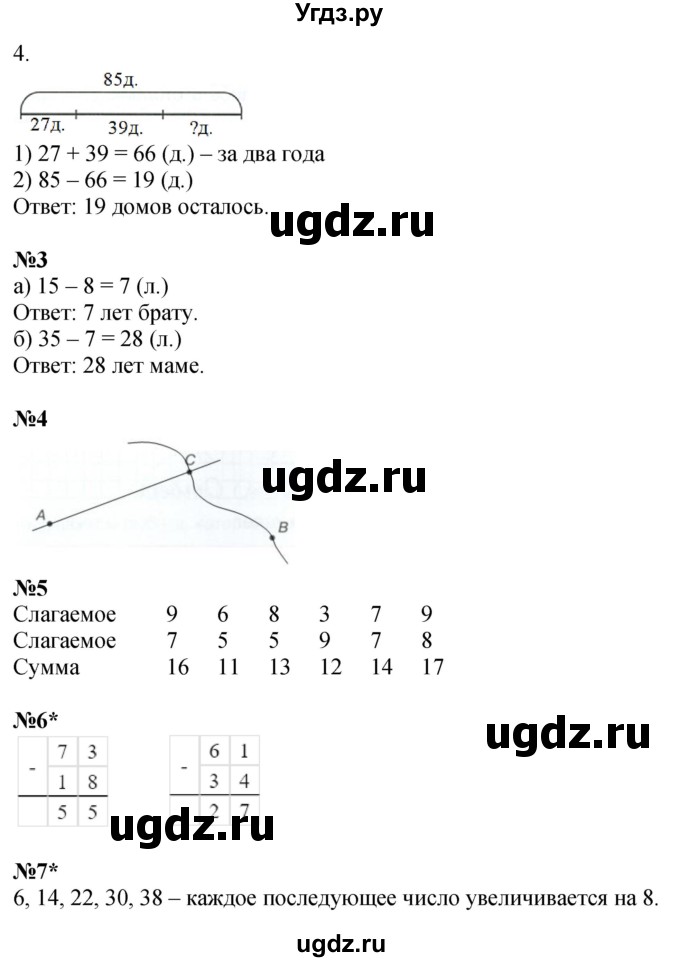 ГДЗ (Решебник 2023) по математике 2 класс (рабочая тетрадь Учусь Учиться) Петерсон Л.Г. / часть 1. страница / 28