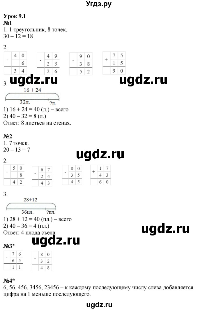 ГДЗ (Решебник 2023) по математике 2 класс (рабочая тетрадь Учусь Учиться) Петерсон Л.Г. / часть 1. страница / 19