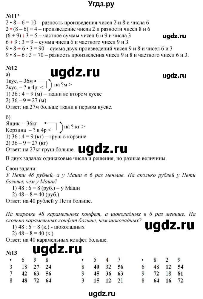 ГДЗ (Решебник к учебнику 2022 (Учусь учиться)) по математике 2 класс Петерсон Л.Г. / часть 3. страница / 36(продолжение 2)