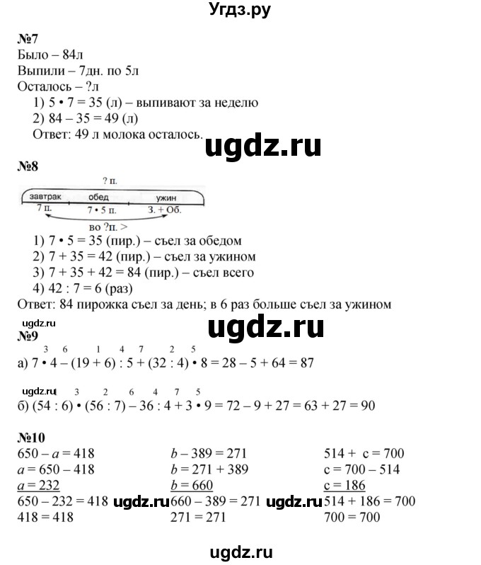 ГДЗ (Решебник к учебнику 2023 (Учусь учиться)) по математике 2 класс Петерсон Л.Г. / часть 3. страница / 70(продолжение 2)