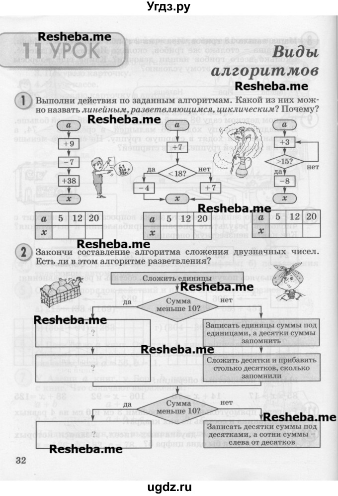 ГДЗ (Учебник 2016) по математике 2 класс Петерсон Л.Г. / часть 2. страница / 32