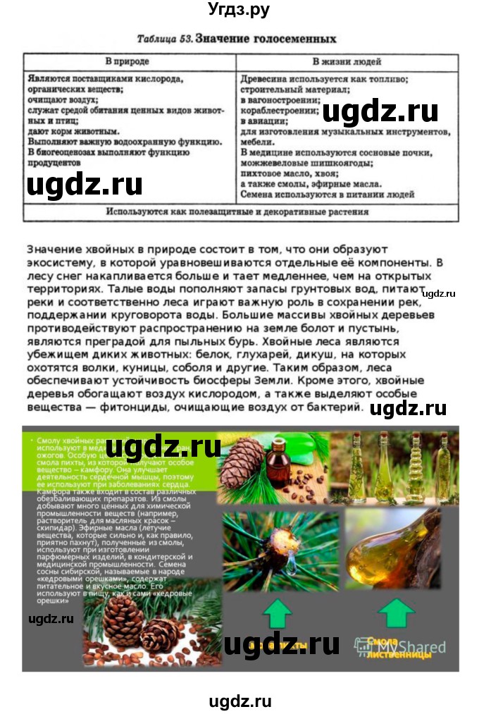 ГДЗ (Решебник 1) по биологии 7 класс Пономарева И.Н. / параграф номер / 4(продолжение 2)