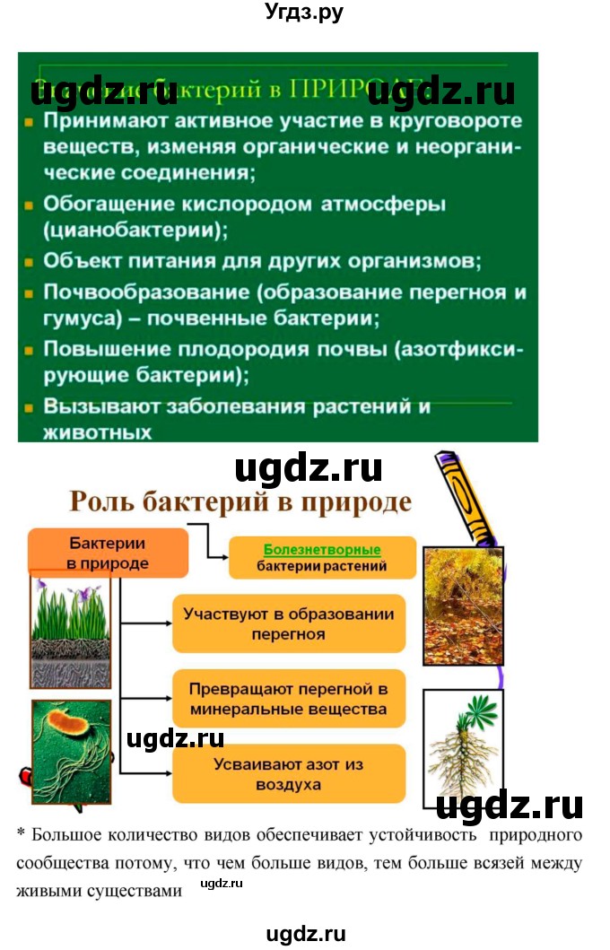 ГДЗ (Решебник 1) по биологии 7 класс Пономарева И.Н. / итог главы номер / 9(продолжение 4)