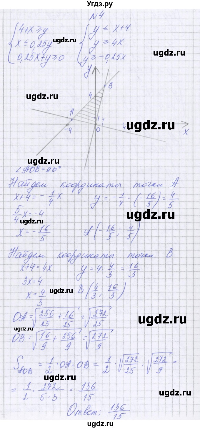 ГДЗ (Решебник) по алгебре 11 класс (контрольные работы) Глизбург В.И. / контрольная работа 8. вариант номер / 5(продолжение 5)