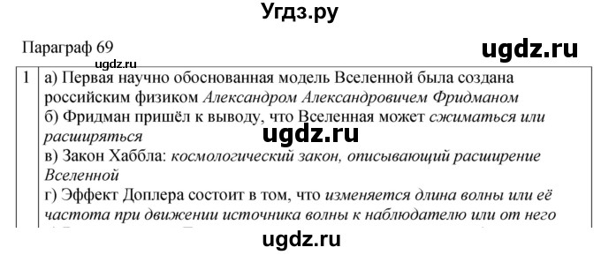 ГДЗ (Решебник 2021) по физике 9 класс (рабочая тетрадь) Перышкин А.В. / страница / 159(продолжение 2)