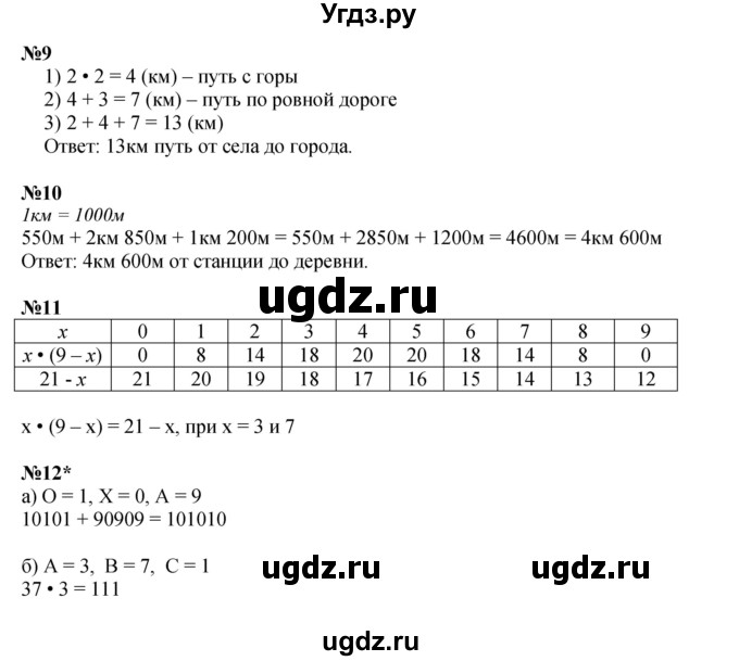 ГДЗ (Решебник к учебнику 2021) по математике 3 класс Петерсон Л.Г. / часть 2. страница / 50(продолжение 2)