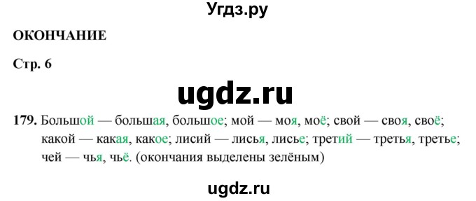 ГДЗ (Решебник 2019) по русскому языку 5 класс (рабочая тетрадь Скорая помощь) Янченко В.Д. / упражнение / 179