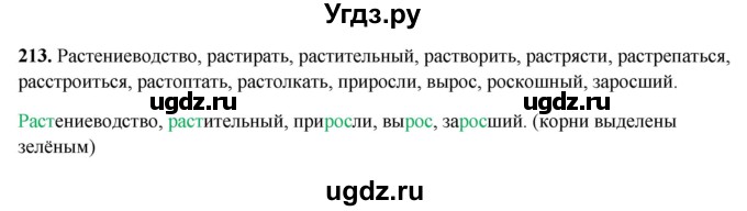 ГДЗ (Решебник 2019) по русскому языку 5 класс (рабочая тетрадь Скорая помощь) Янченко В.Д. / упражнение / 213