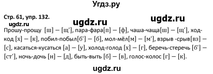 ГДЗ (Решебник 2017) по русскому языку 5 класс (рабочая тетрадь Скорая помощь) Янченко В.Д. / упражнение / 132