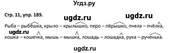 ГДЗ (Решебник 2017) по русскому языку 5 класс (рабочая тетрадь Скорая помощь) Янченко В.Д. / упражнение / 189