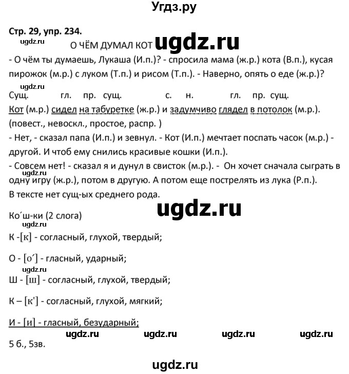 ГДЗ (Решебник 2017) по русскому языку 5 класс (рабочая тетрадь Скорая помощь) Янченко В.Д. / упражнение / 234
