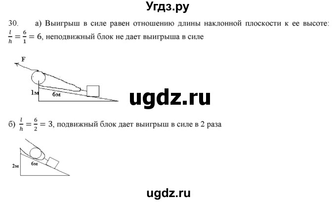 ГДЗ (Решебник) по физике 7 класс Генденштейн Л.Э. / задания / параграф 22 номер / 30