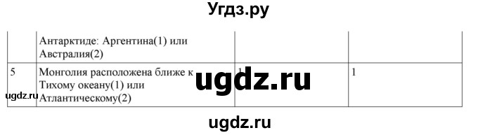 ГДЗ (Решебник) по географии 7 класс (рабочая тетрадь) Домогацких Е.М. / параграф номер / 20(продолжение 5)