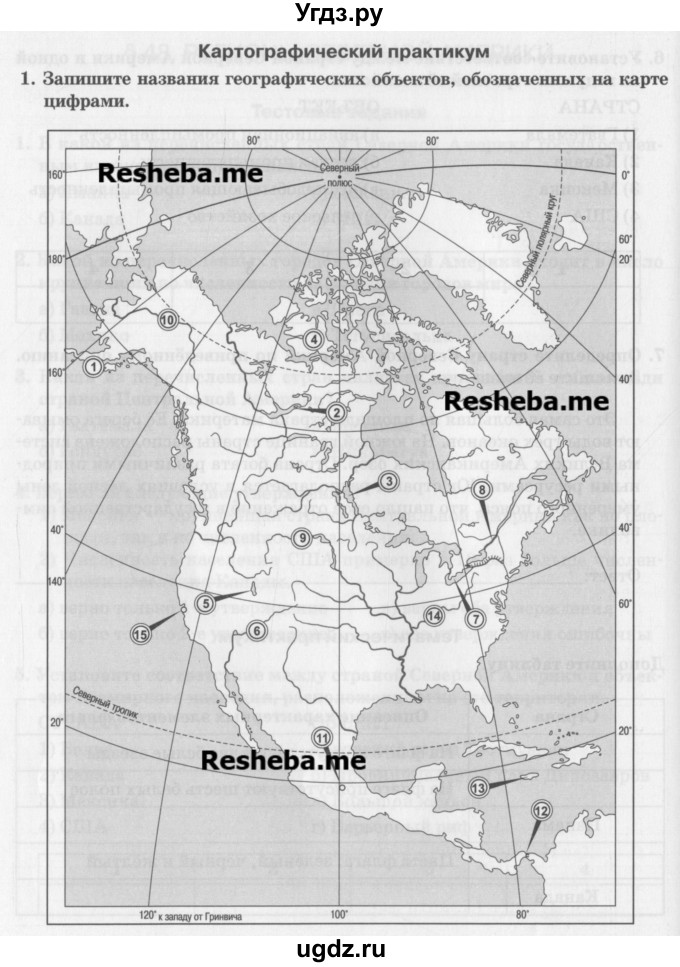 География 7 класс контурная карта домогацких гдз