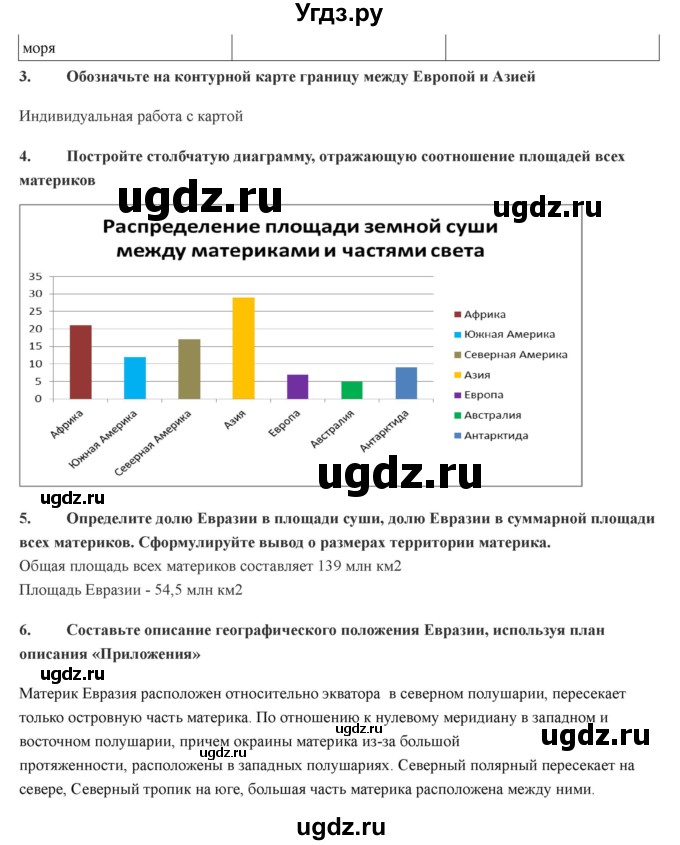 ГДЗ (Решебник) по географии 7 класс Домогацких Е.М. / часть 2. страница номер / 181(продолжение 4)