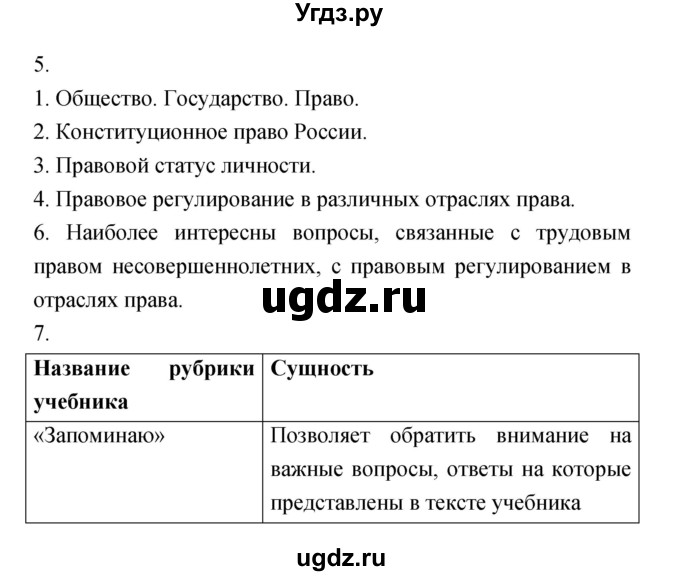 ГДЗ (Решебник) по обществознанию 8 класс (рабочая тетрадь) Соболева О.Б. / страница.№ / 4(продолжение 2)