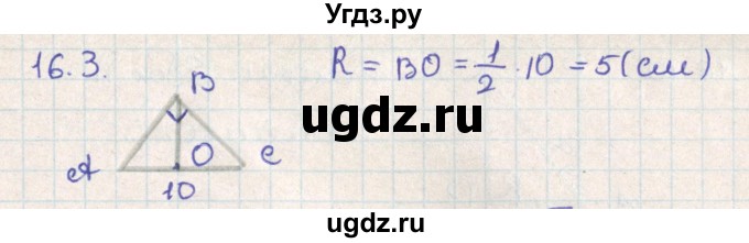 ГДЗ (Решебник) по геометрии 11 класс Мерзляк А.Г. / параграф 16 / 16.3