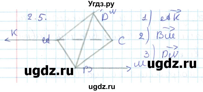 ГДЗ (Решебник) по геометрии 11 класс Мерзляк А.Г. / параграф 2 / 2.5