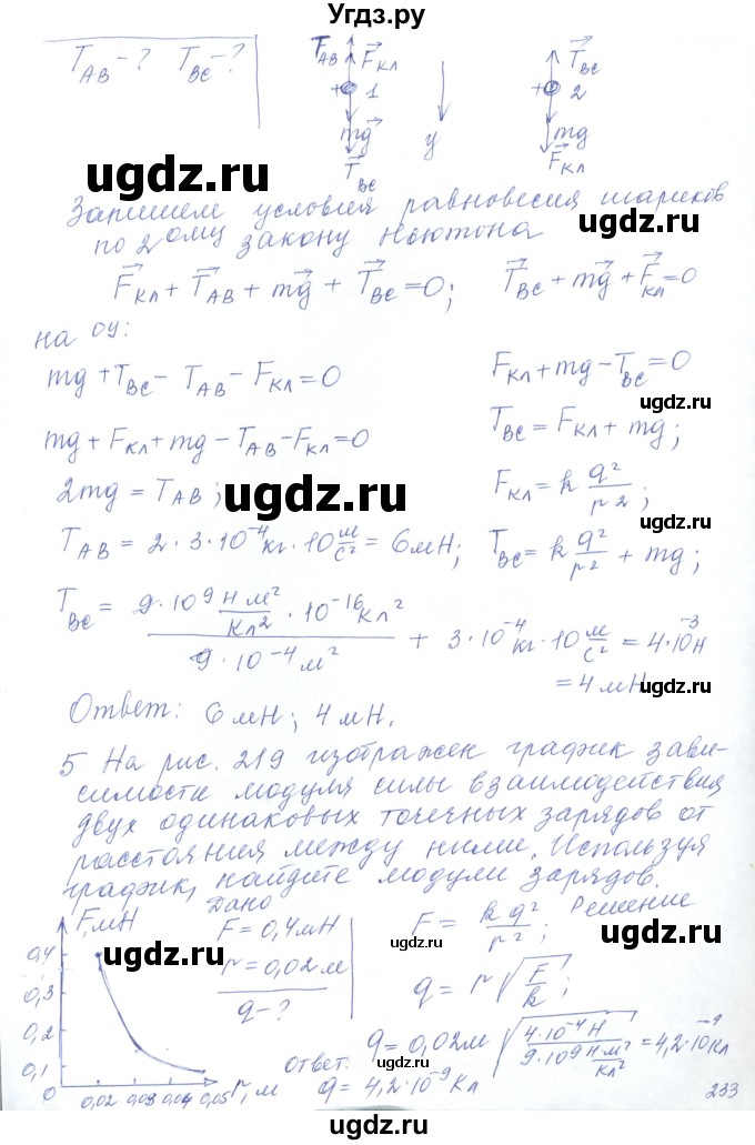 ГДЗ (Решебник) по физике 10 класс Хижнякова Л.С. / параграф номер / 52(продолжение 6)