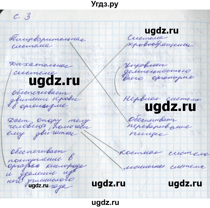 ГДЗ (Решебник) по окружающему миру 4 класс (тетрадь для самостоятельной работы) Федотова О.Н. / часть 2. страница номер / 3