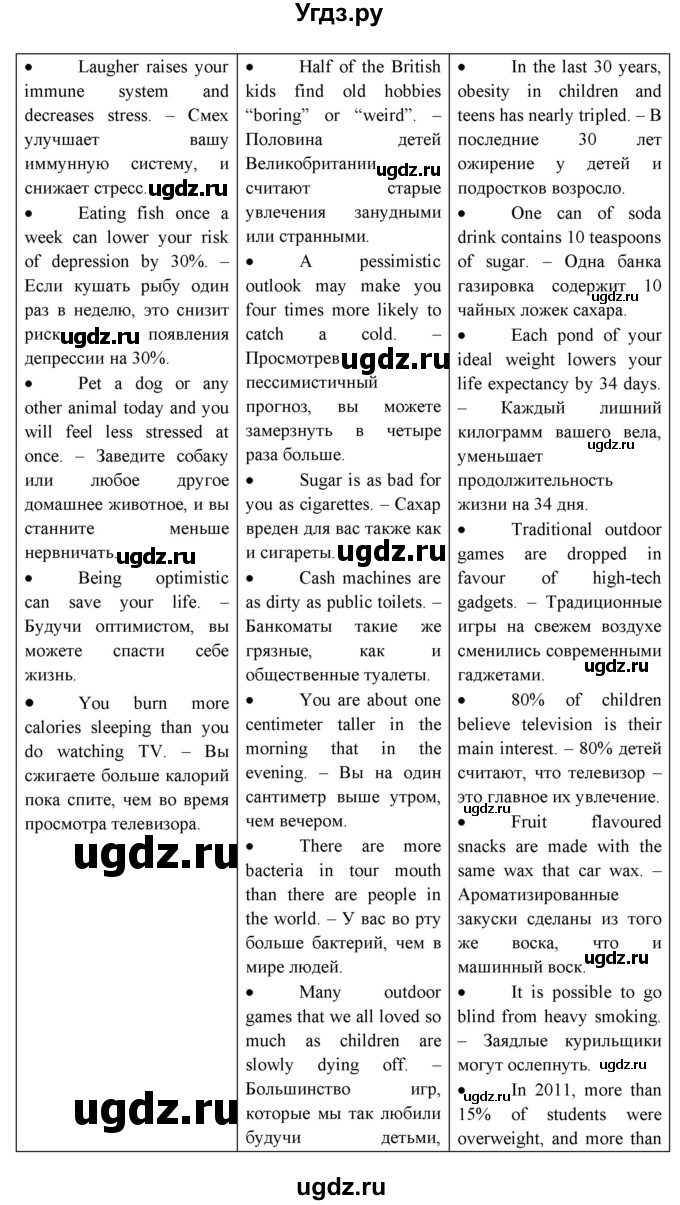 ГДЗ (Решебник) по английскому языку 8 класс Любченко О.С. / страница номер / 63(продолжение 3)