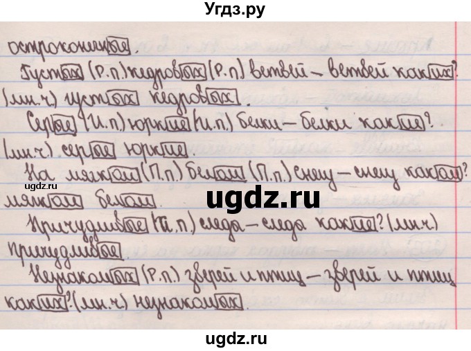 ГДЗ (Решебник) по русскому языку 4 класс Антипова М.Б. / часть 1 / упражнение-номер / 201(продолжение 2)