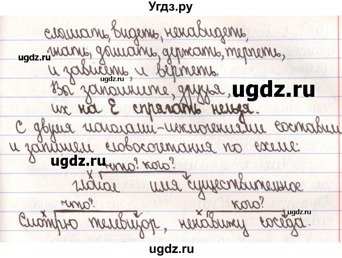 ГДЗ (Решебник) по русскому языку 4 класс Антипова М.Б. / часть 2 / упражнение-номер / 114(продолжение 2)