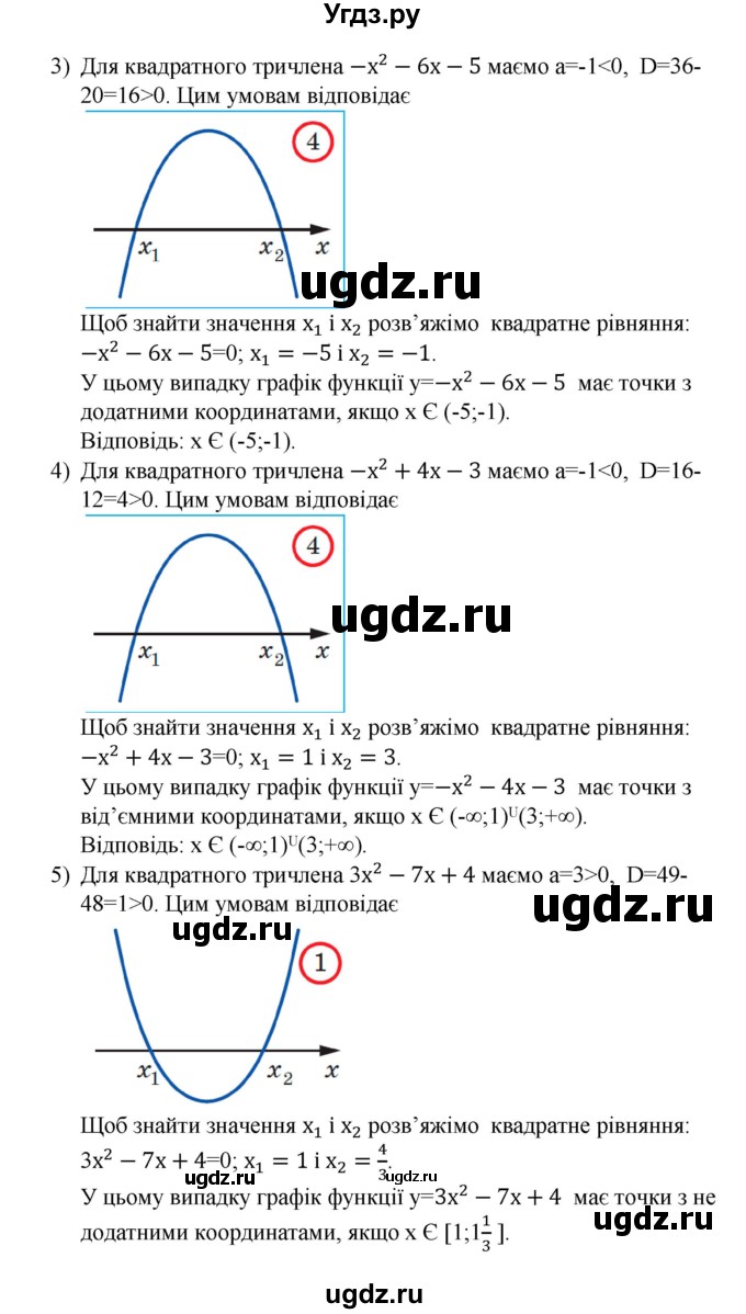 ГДЗ (Решебник) по алгебре 9 класс Мерзляк А.Г. / вправи 12 номер / 12.6(продолжение 2)