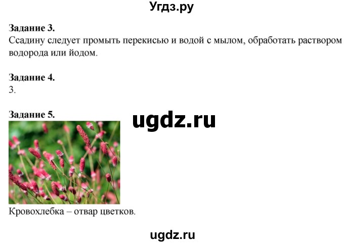 ГДЗ (Решебник) по обж 6 класс (рабочая тетрадь) Галкина М.В. / страница / 50