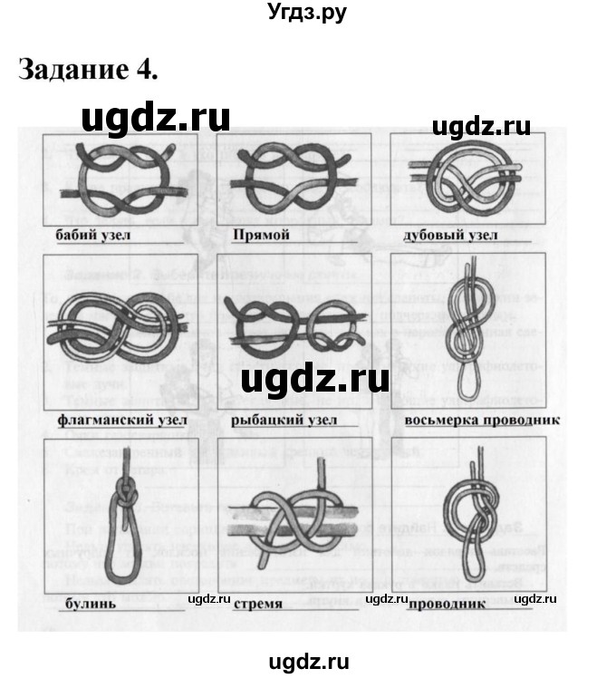 ГДЗ (Решебник) по обж 6 класс (рабочая тетрадь) Галкина М.В. / страница / 62(продолжение 2)