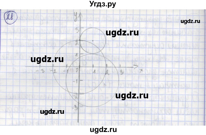 ГДЗ (Решебник) по геометрии 9 класс (рабочая тетрадь) Бутузов В.Ф. / задание номер / 28