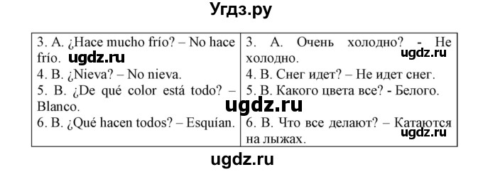 ГДЗ (Решебник) по испанскому языку 3 класс (рабочая тетрадь) Гриневич Е.К. / страница номер / 121(продолжение 2)