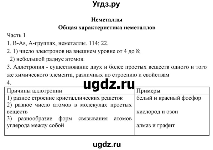 ГДЗ (Решебник) по химии 9 класс (рабочая тетрадь) Габриелян О.С. / страница номер / 101