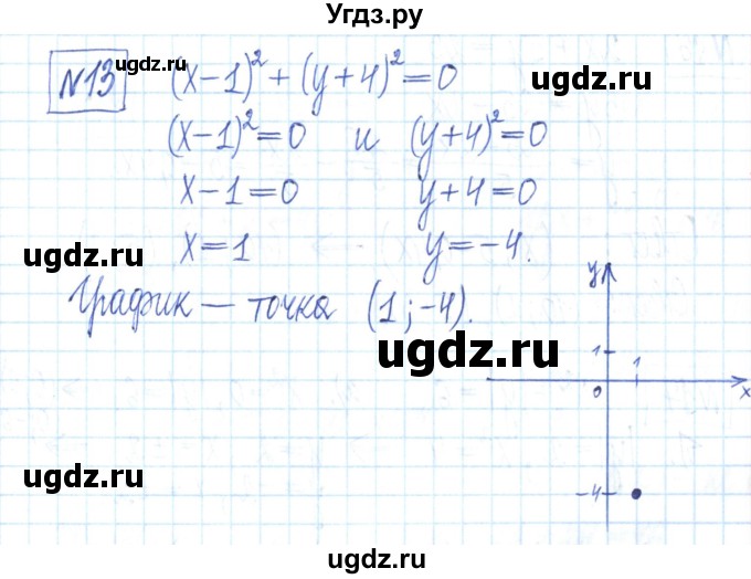 ГДЗ (Решебник) по алгебре 7 класс (рабочая тетрадь) Мерзляк А.Г. / параграф 24-номер / 13