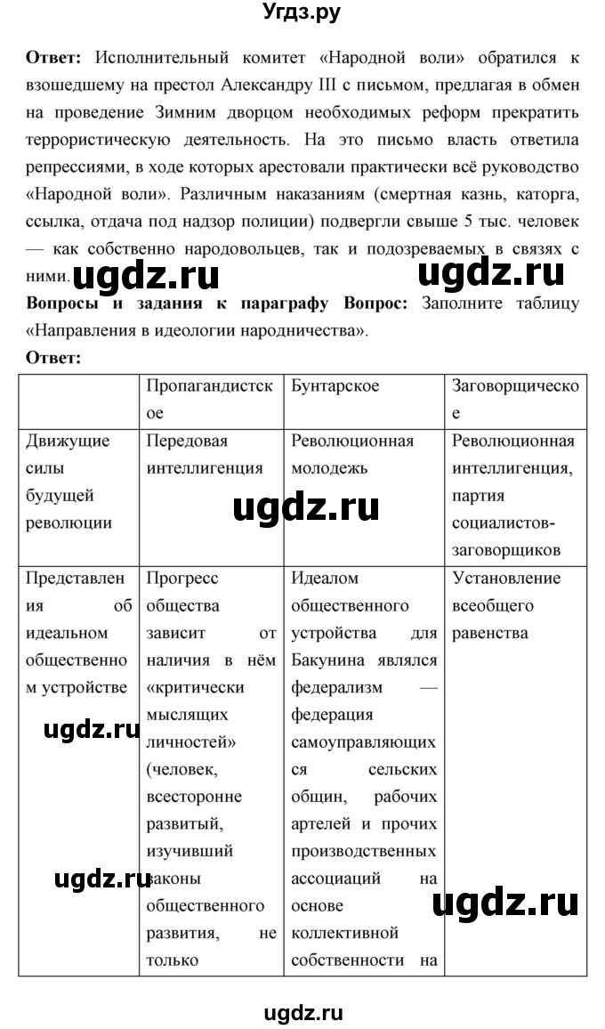 ГДЗ (Решебник) по истории 9 класс Ляшенко Л.М. / страница номер / 170-173(продолжение 2)