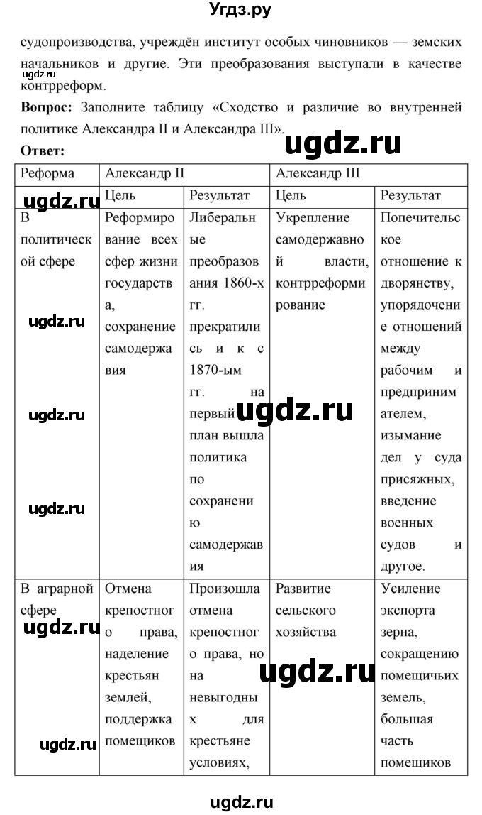 ГДЗ (Решебник) по истории 9 класс Ляшенко Л.М. / страница номер / 179(продолжение 3)