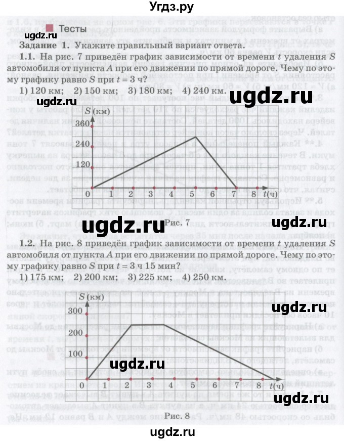 ГДЗ (Учебник) по математике 6 класс Козлов В.В. / глава 15 / параграф 1 / тесты. задание / 1