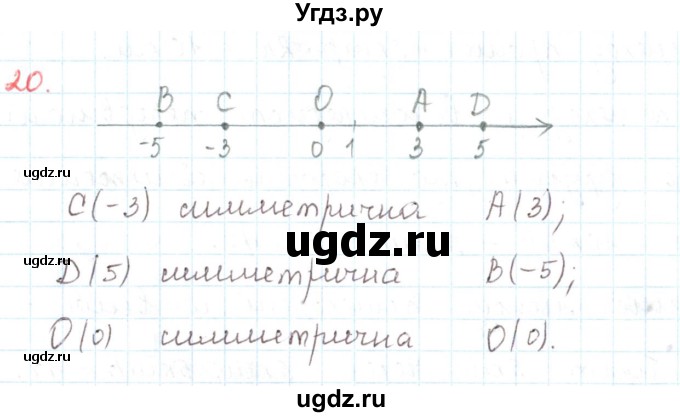 ГДЗ (Решебник) по математике 6 класс Козлов В.В. / глава 4 / параграф 1 / упражнение / 20