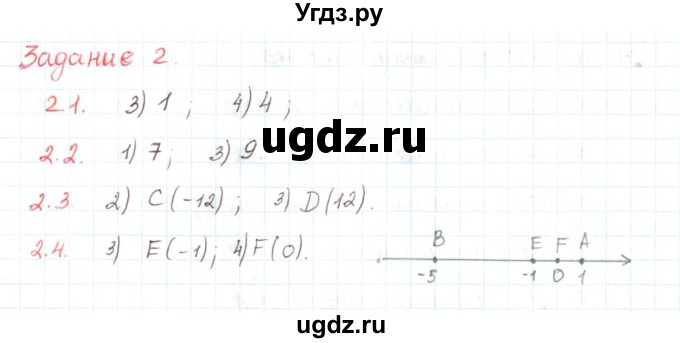 ГДЗ (Решебник) по математике 6 класс Козлов В.В. / глава 4 / параграф 1 / тесты. задание / 2