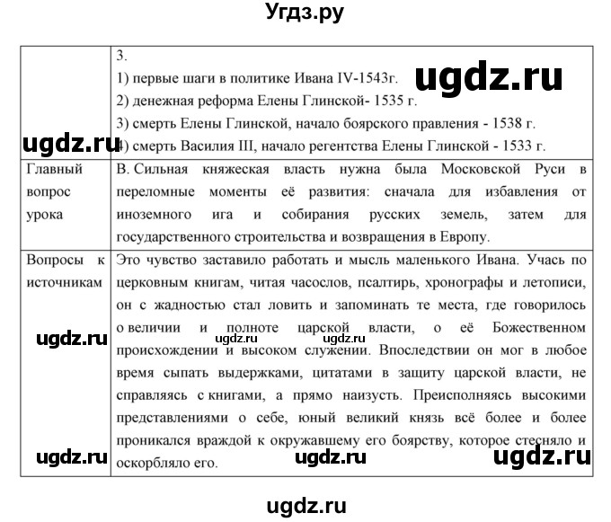 ГДЗ (Решебник) по истории 7 класс Андреев И.Л. / параграф номер / 3(продолжение 5)